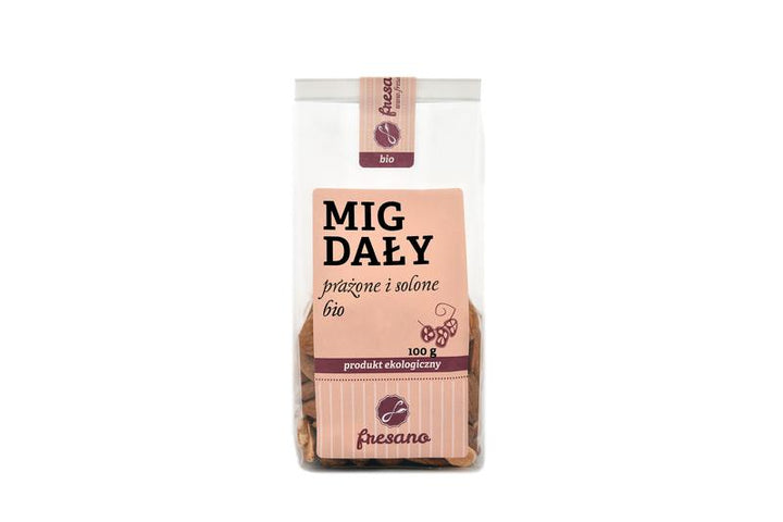 Migdały prażone i solone BIO 100 g