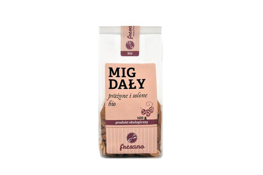 Migdały prażone i solone BIO 100 g