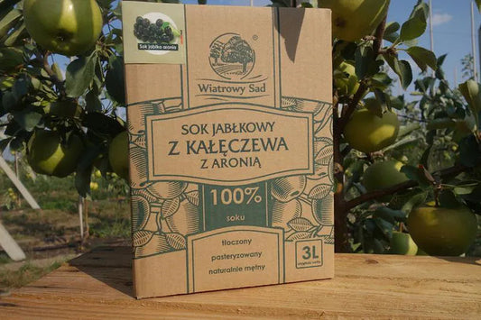 Sok jabłkowy z aronią 3l