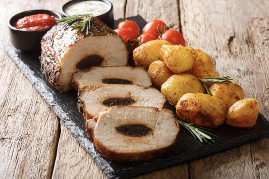 Schab wieprzowy pieczony ze śliwką 250 g