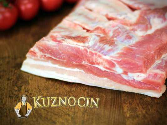 Boczek surowy ze skórą - duża porcja do pieczenia 1,5 kg