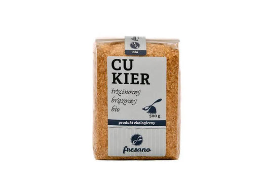 Cukier trzcinowy brązowy EKO 500 g