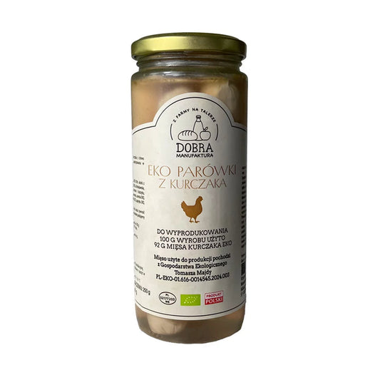 Parówki z Kurczaka Pastwiskowego EKO 450 g